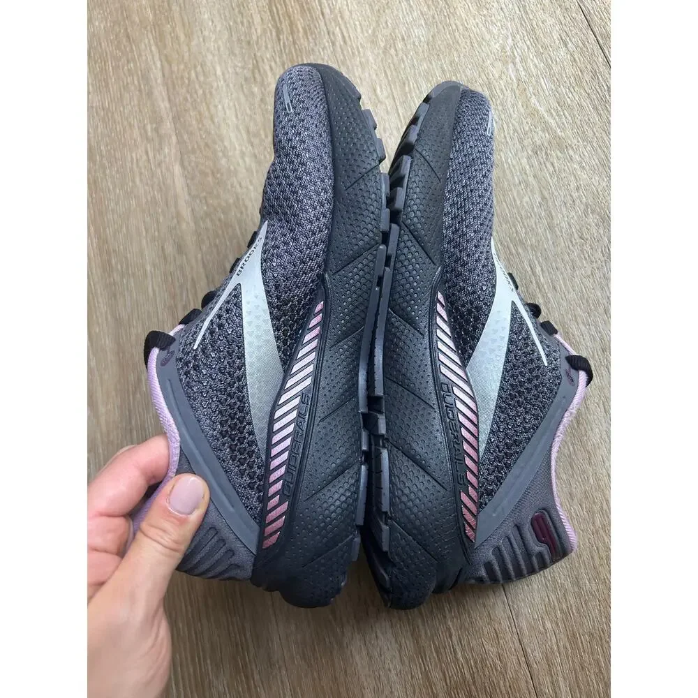 Brooks Adrenaline GTS 22 Women's Running Shoes Black/Purple/Silver comfortable